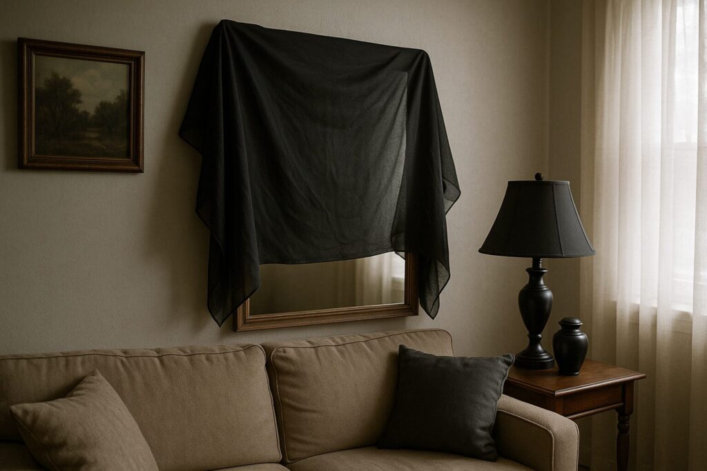 Cover Mirrors After A Funeral
