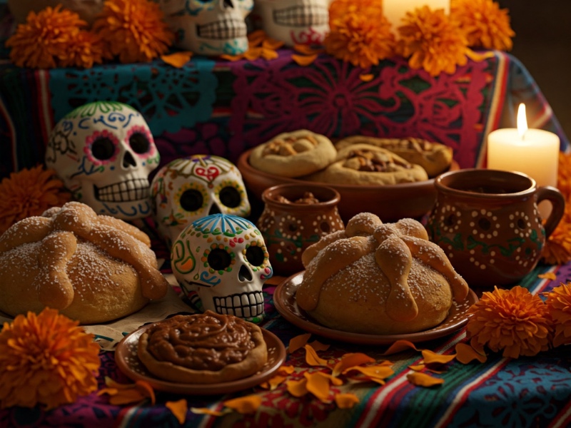 Food in Dia de los Muertos