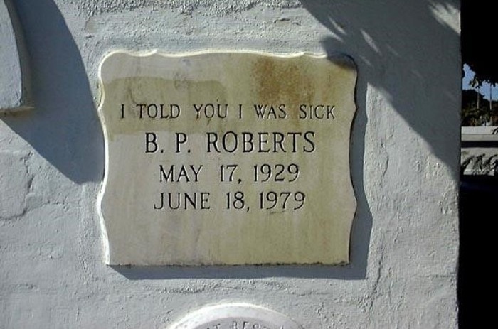 Humourous Epitaph