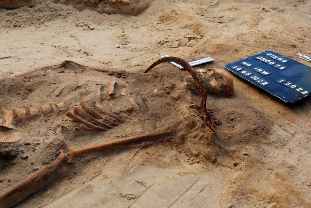 Vampire grave in Poland