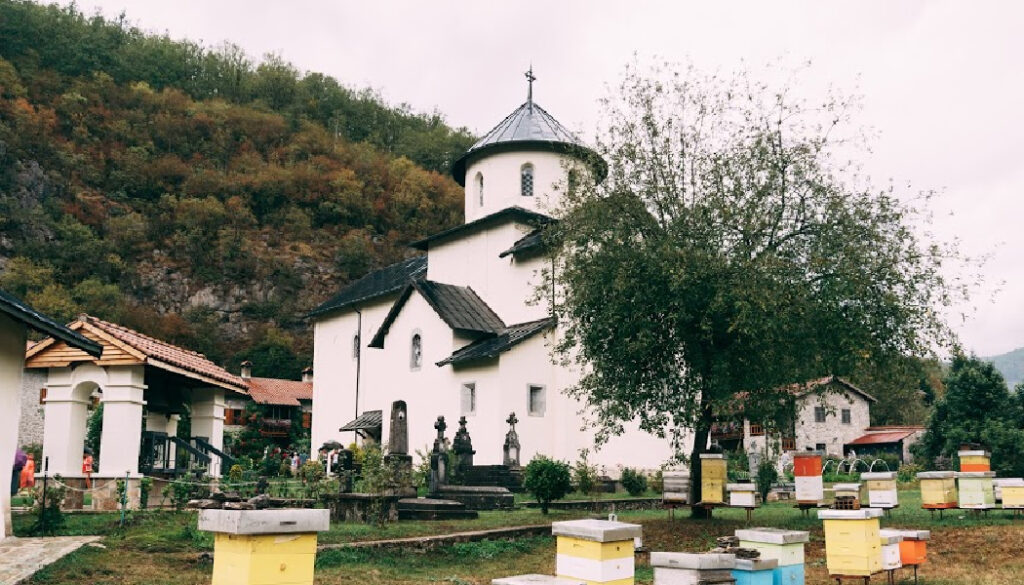 Monastery Moracha in Montenegro.