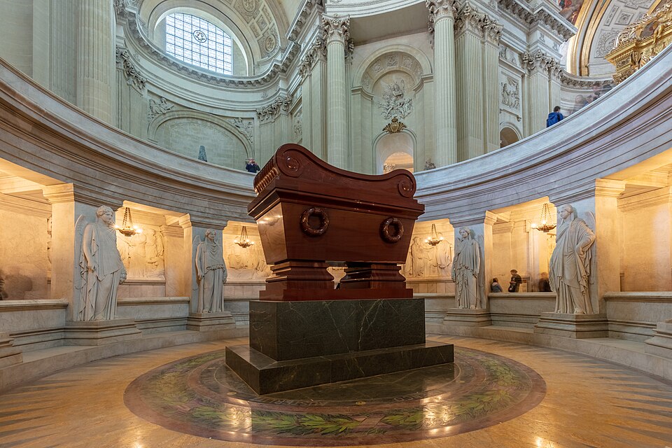 Tomb of Napoleon Bonaparte, Dome of Invalides, Paris, France