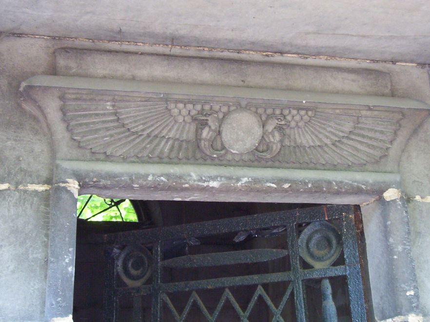 Winged sun with cobra